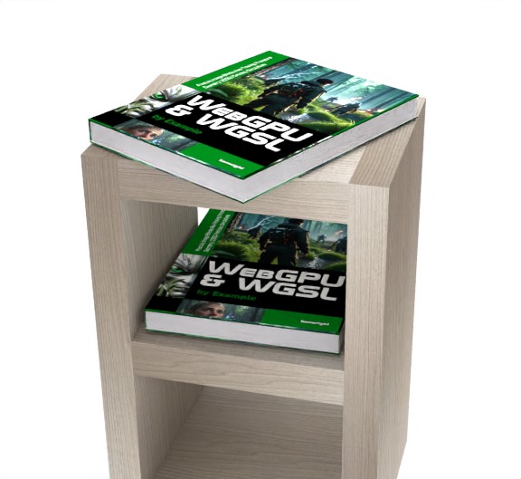 Extra image for WebGPU and WGSL by Example: Fractals, Image Effects, Ray-Tracing, Procedural Geometry, 2D/3D, Particles, Simulations (Hardback)